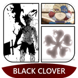 wallpaper black clover anime icône