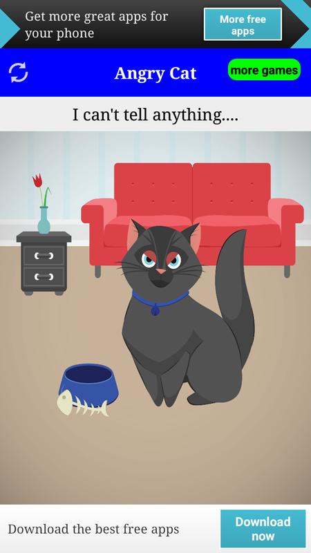 angry cat fun game