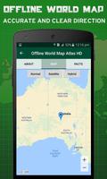 Offline World Map Atlas HD imagem de tela 3