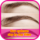 New Eyesbrows Step by Step Vid icône