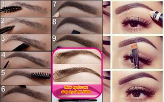 New Eyesbrows Step by Step Vid syot layar 1