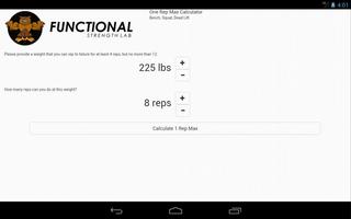 One Rep Max Calculator captura de pantalla 3