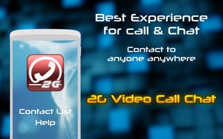 2G Video Call Chat الملصق