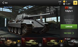 War of Tanks 2 Strategy RPG syot layar 1