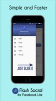 FlashSocial for Facebook Lite โปสเตอร์