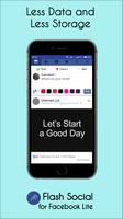 FlashSocial for Facebook Lite स्क्रीनशॉट 2