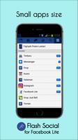 FlashSocial for Facebook Lite スクリーンショット 3