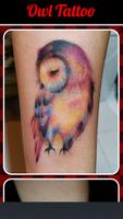 Owl Tattoo Affiche