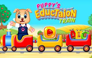 Puppy's Education Train-Preschool Phonics Learning capture d'écran 3