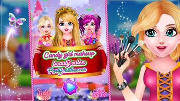 Candy Girl Makeup Beauty Salon - Party Makeover poster