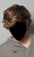 Men Hair Style Photo Montager syot layar 1