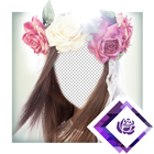 Bridal Flower Headband Montage Zeichen