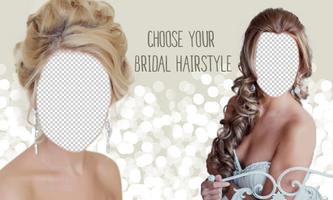 Bridal Hair Photo Montager Affiche