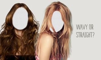 Hairstyles Long Hair Montage plakat