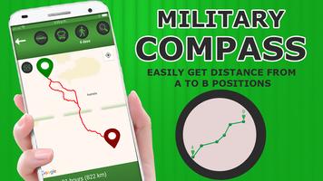 برنامه‌نما Military Compass – Route Tracker, Location Finder عکس از صفحه