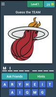 NBA Basketball Quiz Plakat
