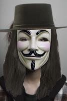 Anonymous Mask Photo Stickers capture d'écran 2