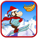 Monkey Ski Adventure Banana aplikacja