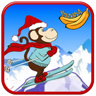 Monkey Ski Adventure Banana icône