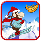 Monkey Ski Adventure Banana ícone