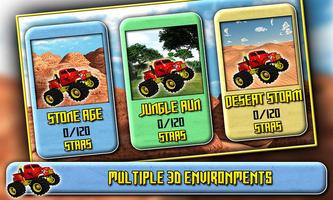 3D Monster Truck Driving syot layar 1