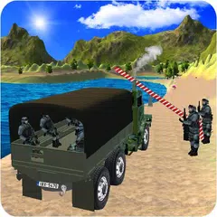 Real Drive Army Check Post Truck Transporter APK download