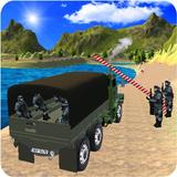 Real Drive Army Check Post Truck Transporter آئیکن