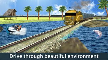 Train Cargo Simulator Racing 3D Game 2017 скриншот 1