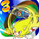 Super Sonic 3 & DarkNight Shadow Smash Platformer biểu tượng