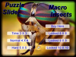 Puzzle Slider Macro Insects poster