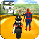 Spiderman Impossible Mega Ramp Bike BMX Track aplikacja