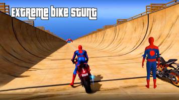 Spiderman Impossible Mega Ramp Bike BMX Track Affiche