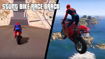 Spiderman Impossible Mega Ramp Bike BMX Track screenshot 1