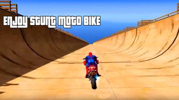 Spiderman Impossible Mega Ramp Bike BMX Track 截图 2