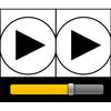 Side-By-Side Video Player أيقونة