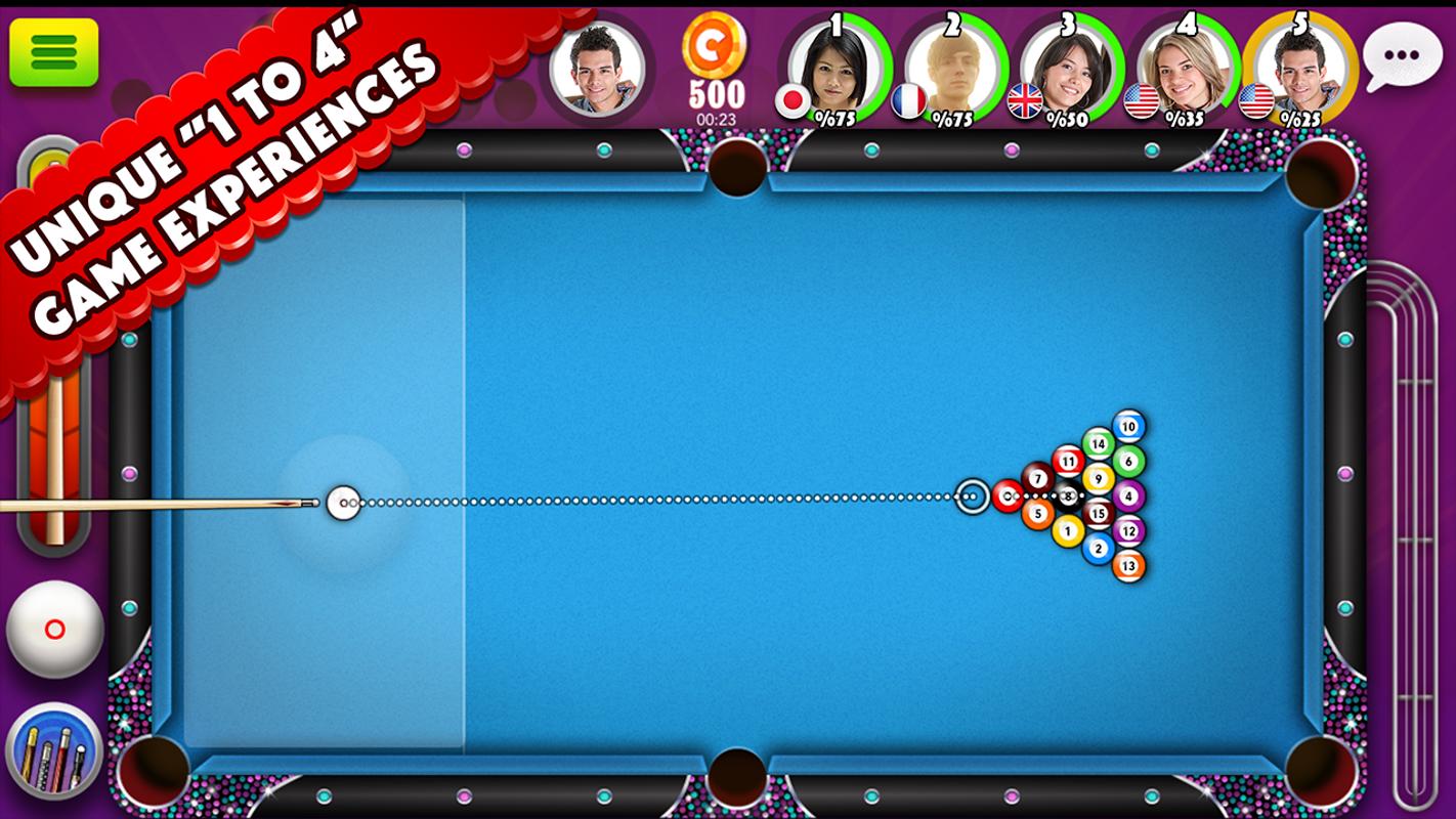 Pool Strike Online 8 ball pool billiards with Chat APK ... - 