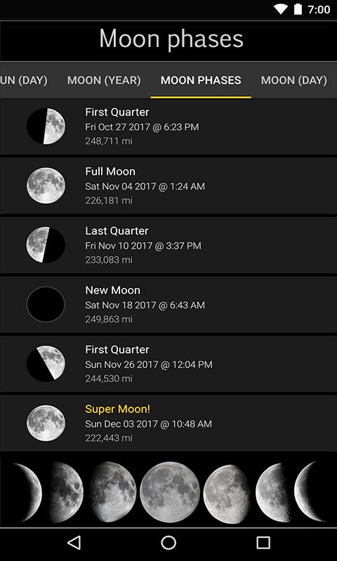 月亮阶段 太阴日历 计算器 蚀安卓下载 安卓版apk 免费下载