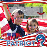 US Flag Paint Photo Frame Profile DP Maker Zeichen