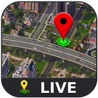 street view live-global Mapa satélite de la tierra icono