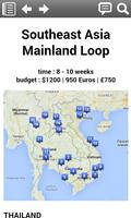 SE Asia Backpacking Routes capture d'écran 2