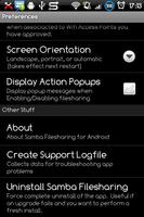 Samba Filesharing for Android ภาพหน้าจอ 3