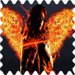 Girl with fiery wings Live WP