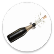 Champagne Bottle - Realistic utility app