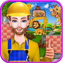 建立一个野生动物园修理和建造游戏 APK