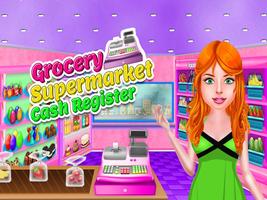پوستر Supermarket Shop Cash Register