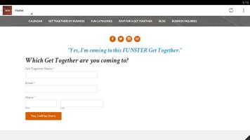 برنامه‌نما FUNSTER Get-Togethers عکس از صفحه