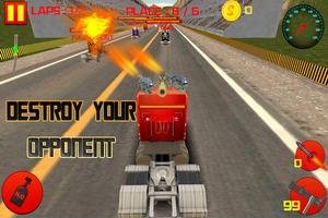 Camion Mort Racing Game 3D Affiche