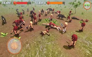 Dinosaur Battle Simulator 3D ảnh chụp màn hình 2