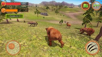 Wild Animals Clan Simulator 3D ảnh chụp màn hình 1