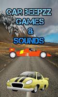 車のビープ音：子供のカーレースゲーム ポスター